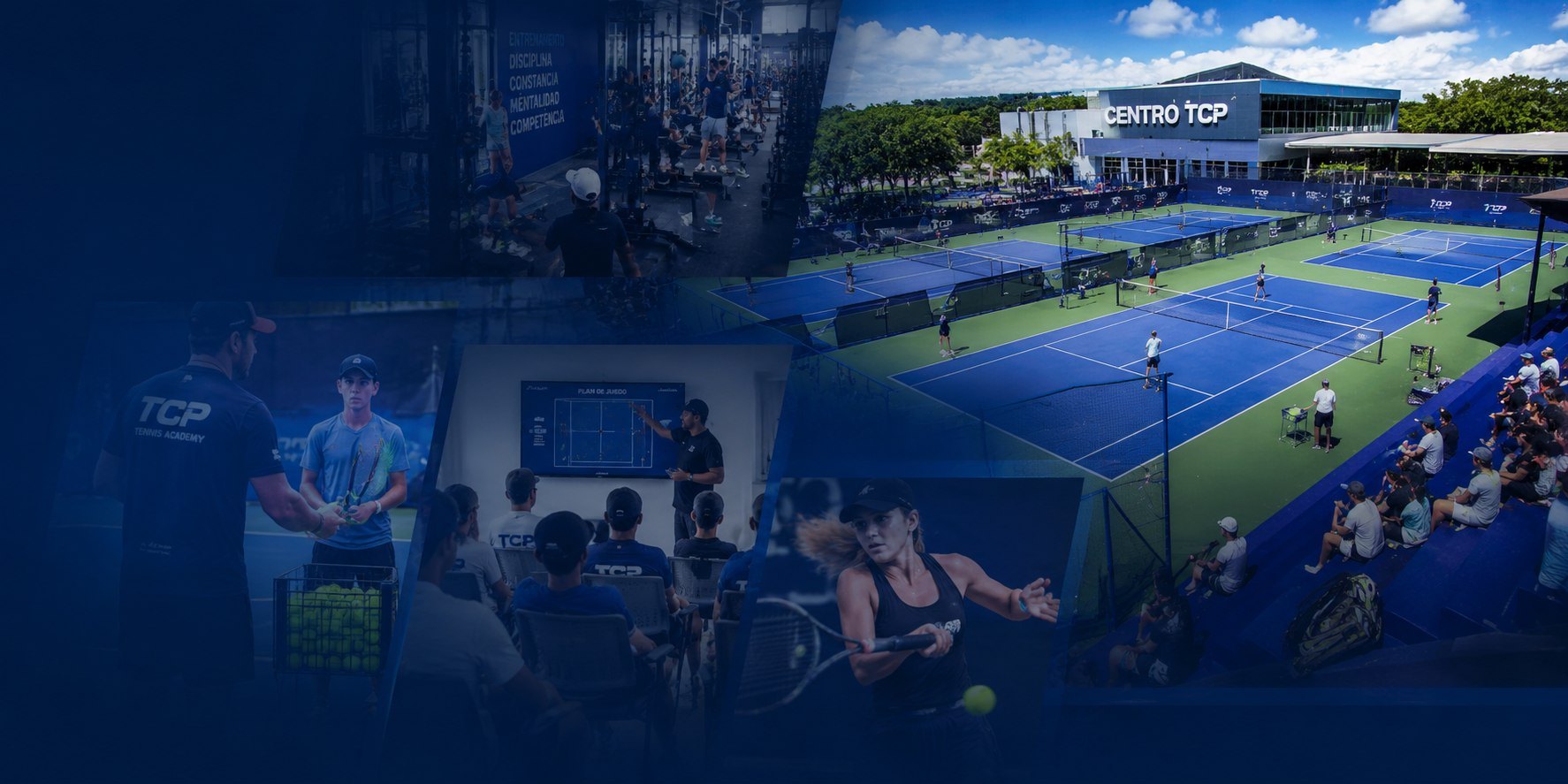 Centro TCP: canchas, gimnasio, coaches y competencia